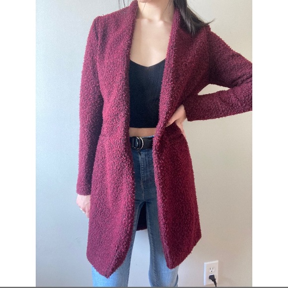 DYNAMITE BURGUNDY JACKET - Picture 1 of 5